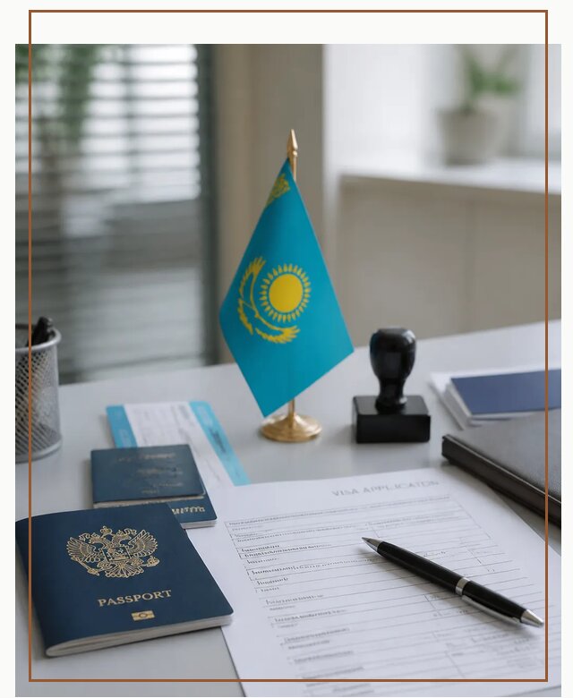 Оформление визы в Казахстан для поездки и работы в Асбесте